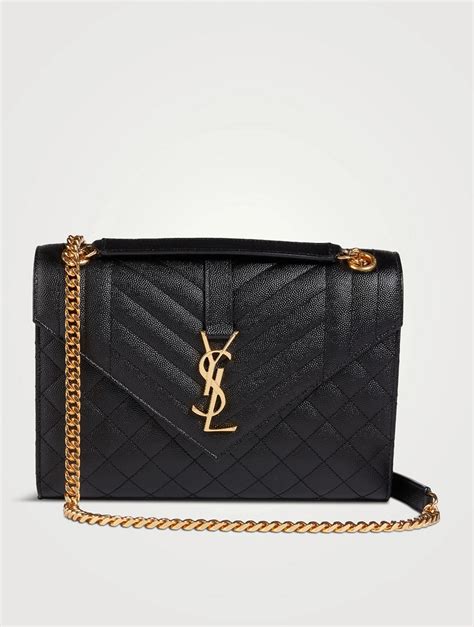 ysl leather envelope bag|ysl monogram envelope bag.